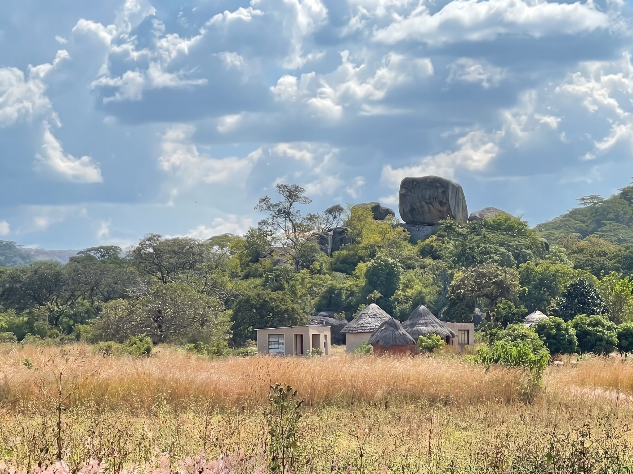 Rock shelters near Chamavara