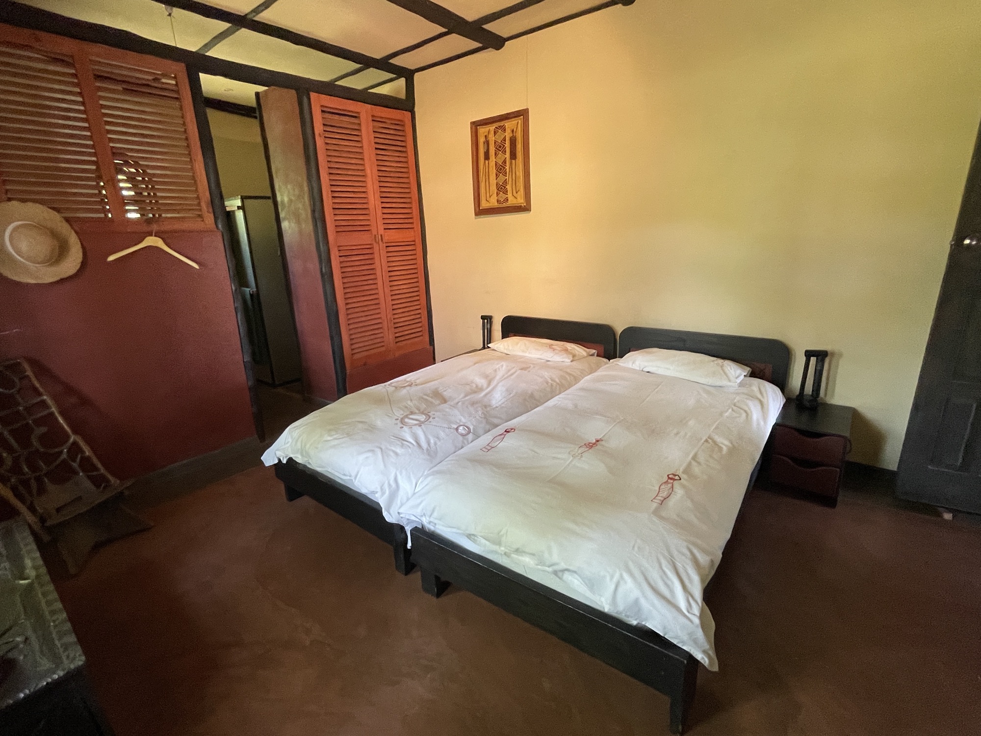 Zebra Lodge bedroom at MidWaters
